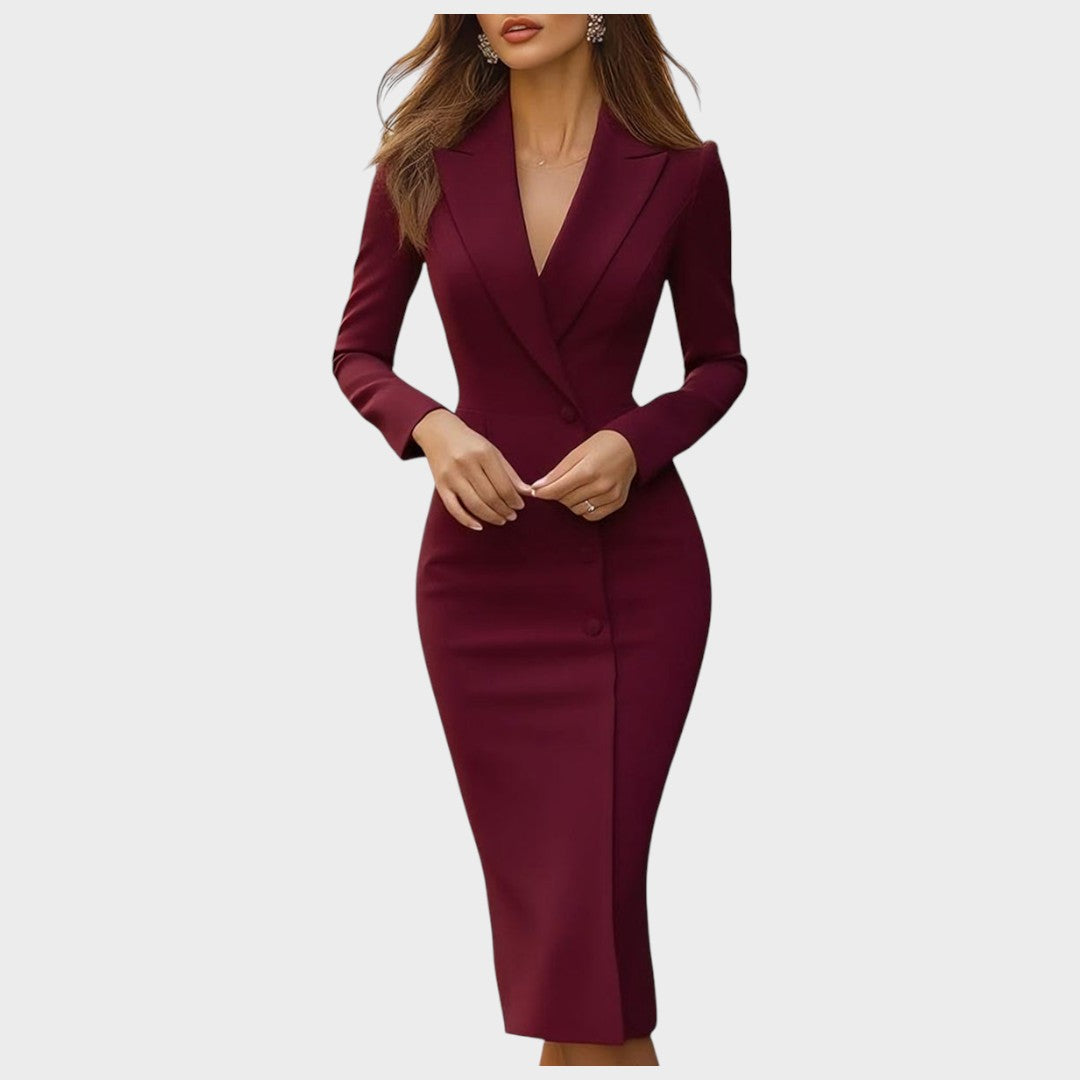 Manja - Vestido blazer entallado elegante