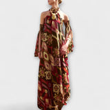 Monroe - Vestido maxi inspirado en el estilo bohemio