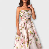 Vestidos midi elegantes de chifón