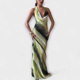Vestidos maxi clásicos con degradado y tie-dye
