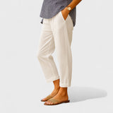 Otýlie - Pantalones de Verano de Lana y Algodón