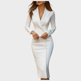 Manja - Vestido blazer entallado elegante