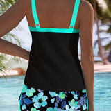Aitana™ | Conjunto de Tankini de Dos Piezas Elegante