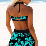 Josefa™ | Bañador de cintura alta con estampado floral