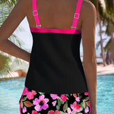 Aitana™ | Conjunto de Tankini de Dos Piezas Elegante