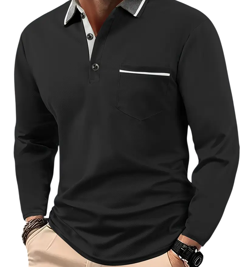 Larsen™ | Polo clásico de manga larga