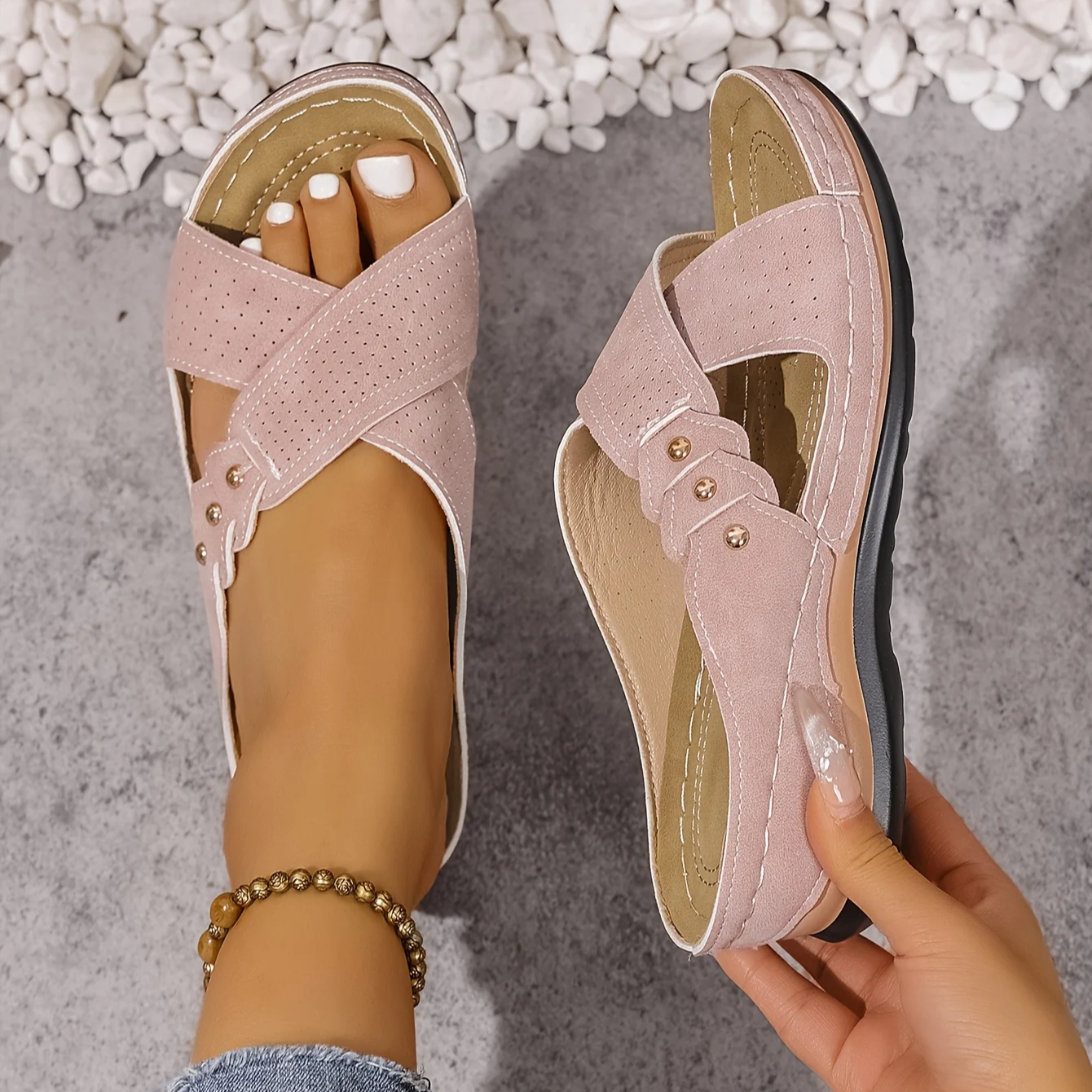 Pascalle | Sandalias ortopédicas con cuña