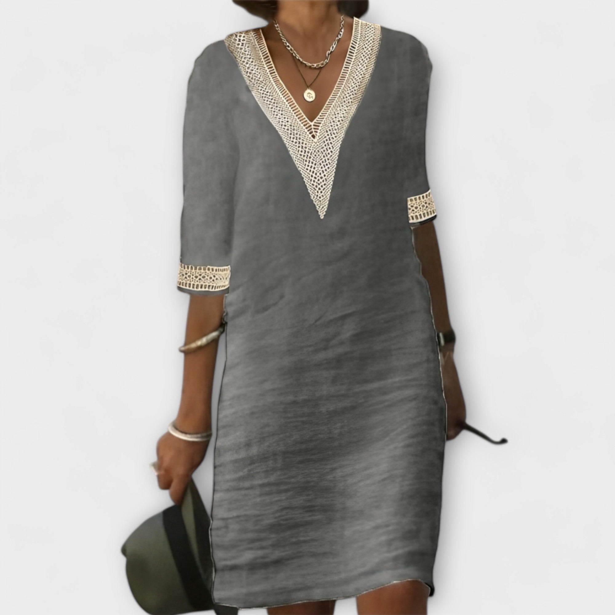 Vestidos de algodón y lino para mujer
