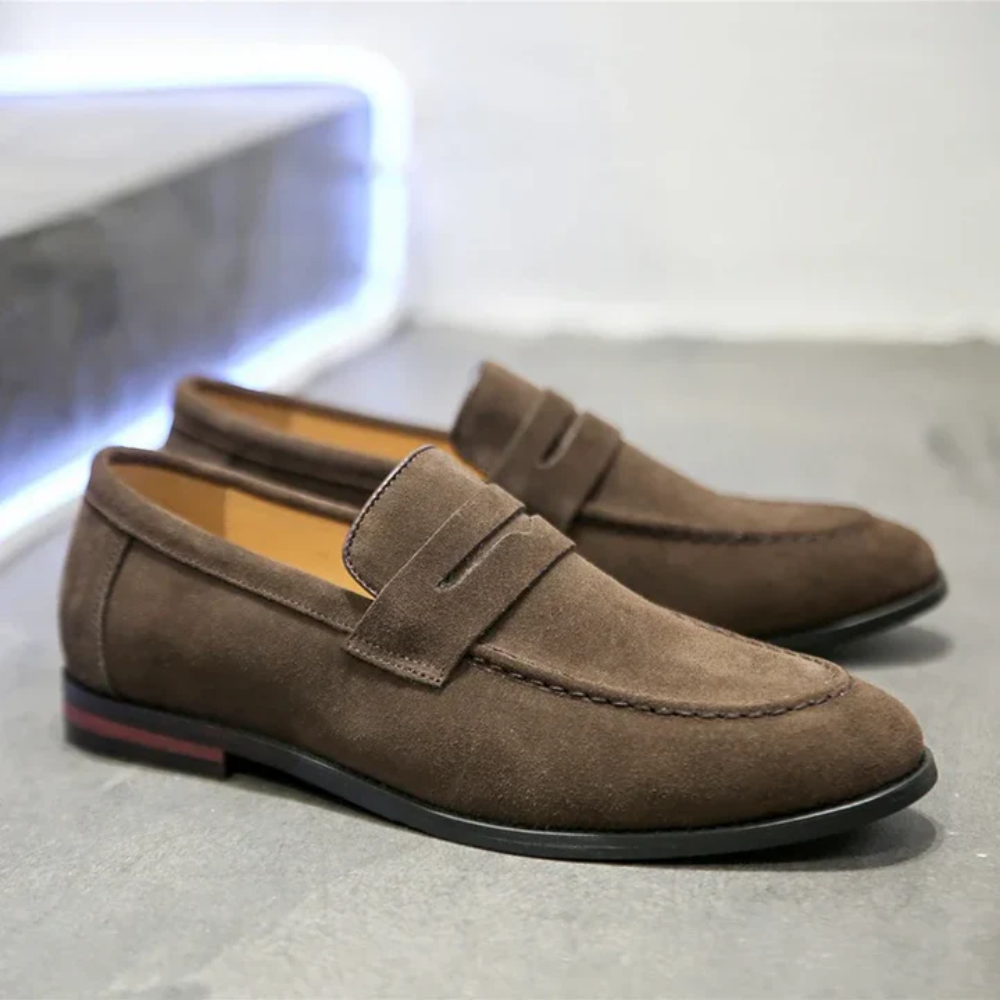 Mocasines de verano de ante