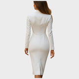 Manja - Vestido blazer entallado elegante