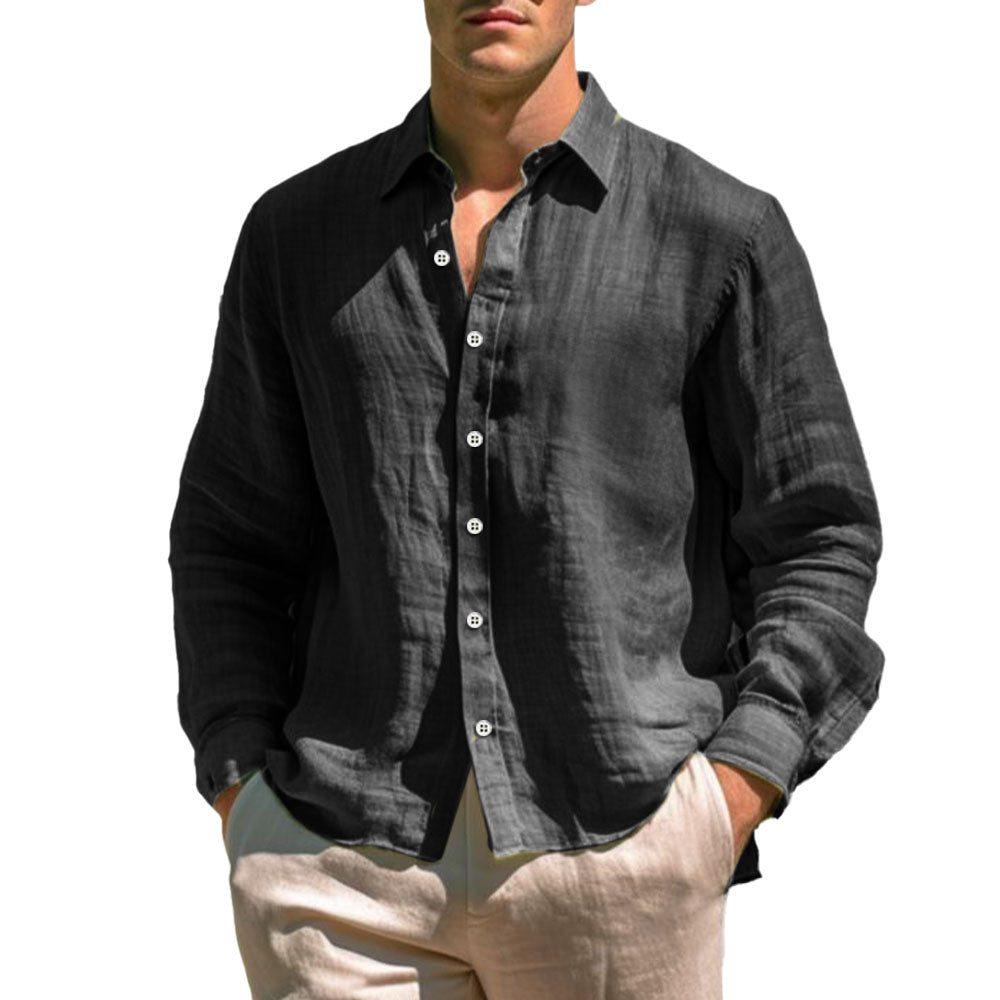 Camisa casual de lino