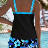 Aitana™ | Conjunto de Tankini de Dos Piezas Elegante