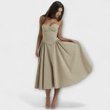 Rosalie - vestido elegante con corsé sin mangas