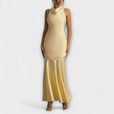 Lennon - Vestidos maxi elegantes de seda