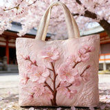 Serenidad Floral | Bolsa Tote Acolchada Hecha a Mano