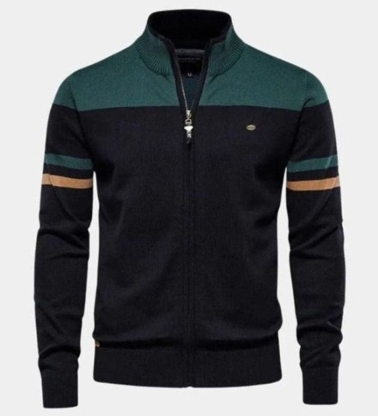 Anders™ | Cardigan de punto con cierre de cremallera