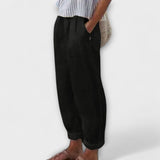Clara - Pantalones con cintura suave y bolsillos laterales