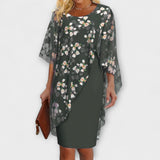 Lyanna - Vestidos de chiffón con estampado floral para mujeres