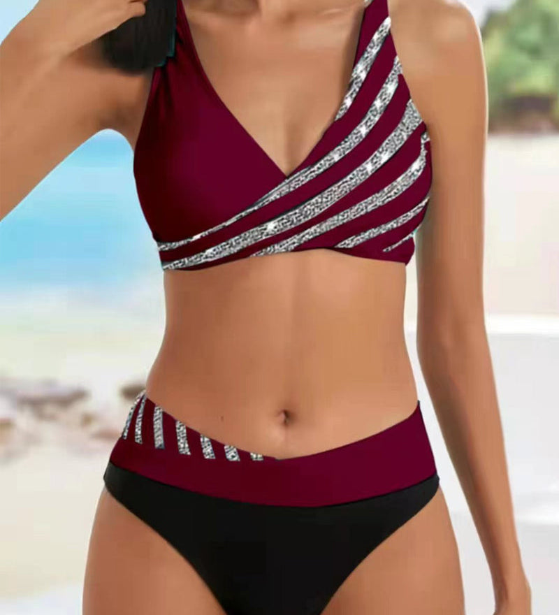 Candela™ | Bikini impreso en tonos cálidos
