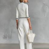 Conjunto Deportivo Pantalones Anchos con Cuerda