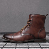 Morgan™ | Botines de cuero sintético