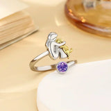 Nela™ | Anillo con colgante de perro