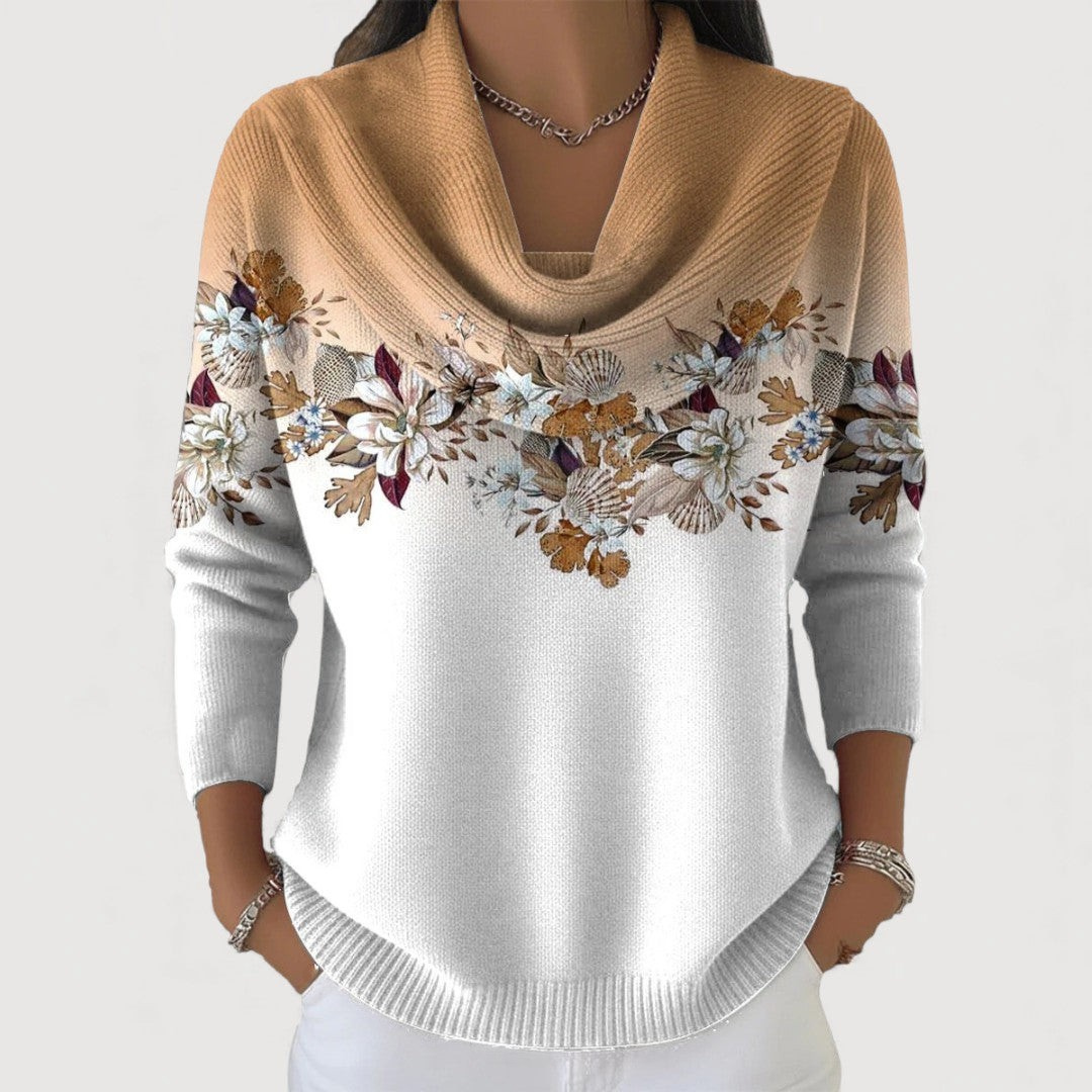 Alora | suéter con suavidad y cuello delicado
