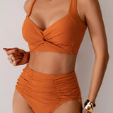 Adriana™ | Conjunto de bikini de cintura alta para el verano