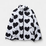 Maja – abrigo reversible con corazones