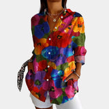 Nika – Blusa de verano con un estampado vibrante