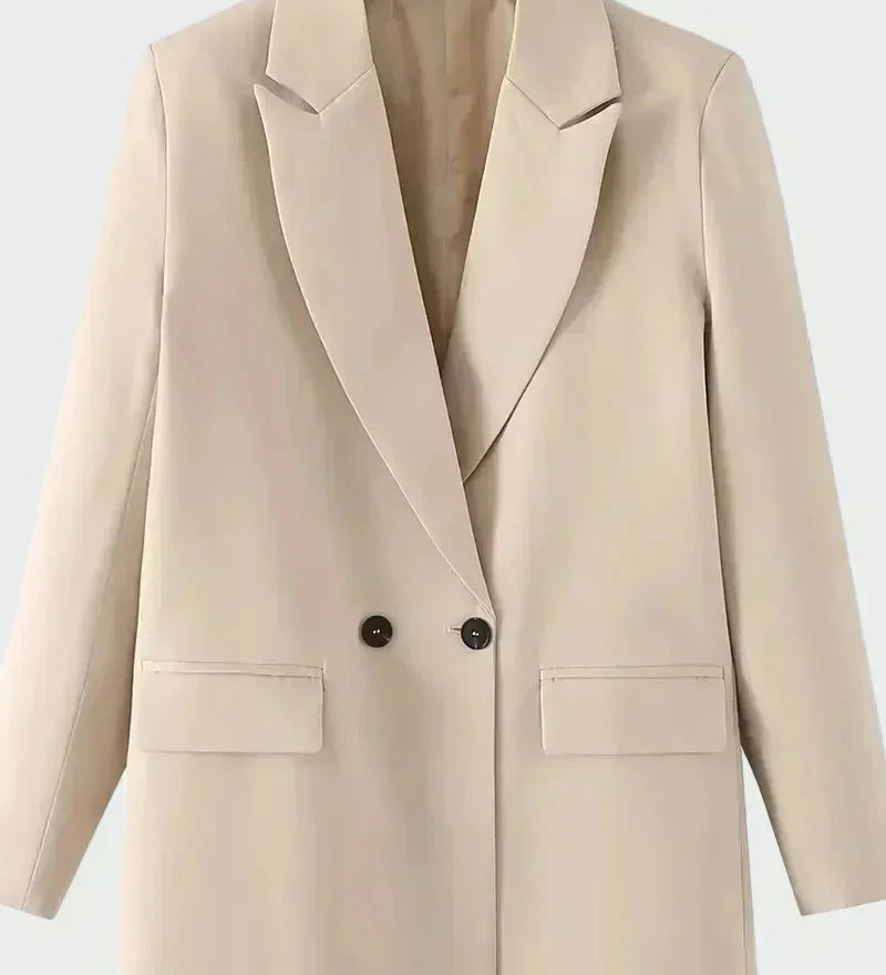 Elizabeta - Chaqueta oversize de corte moderno
