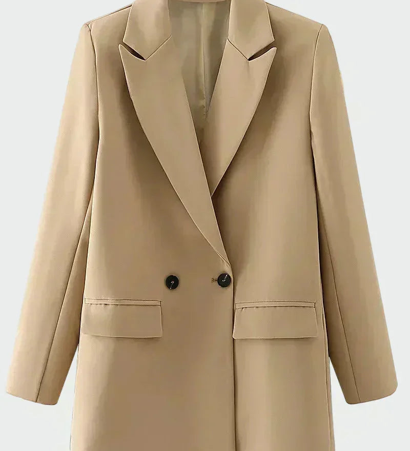 Elizabeta - Chaqueta oversize de corte moderno