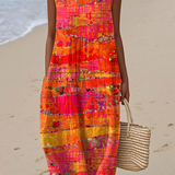 Faye™ | Vestido Midi de atardecer