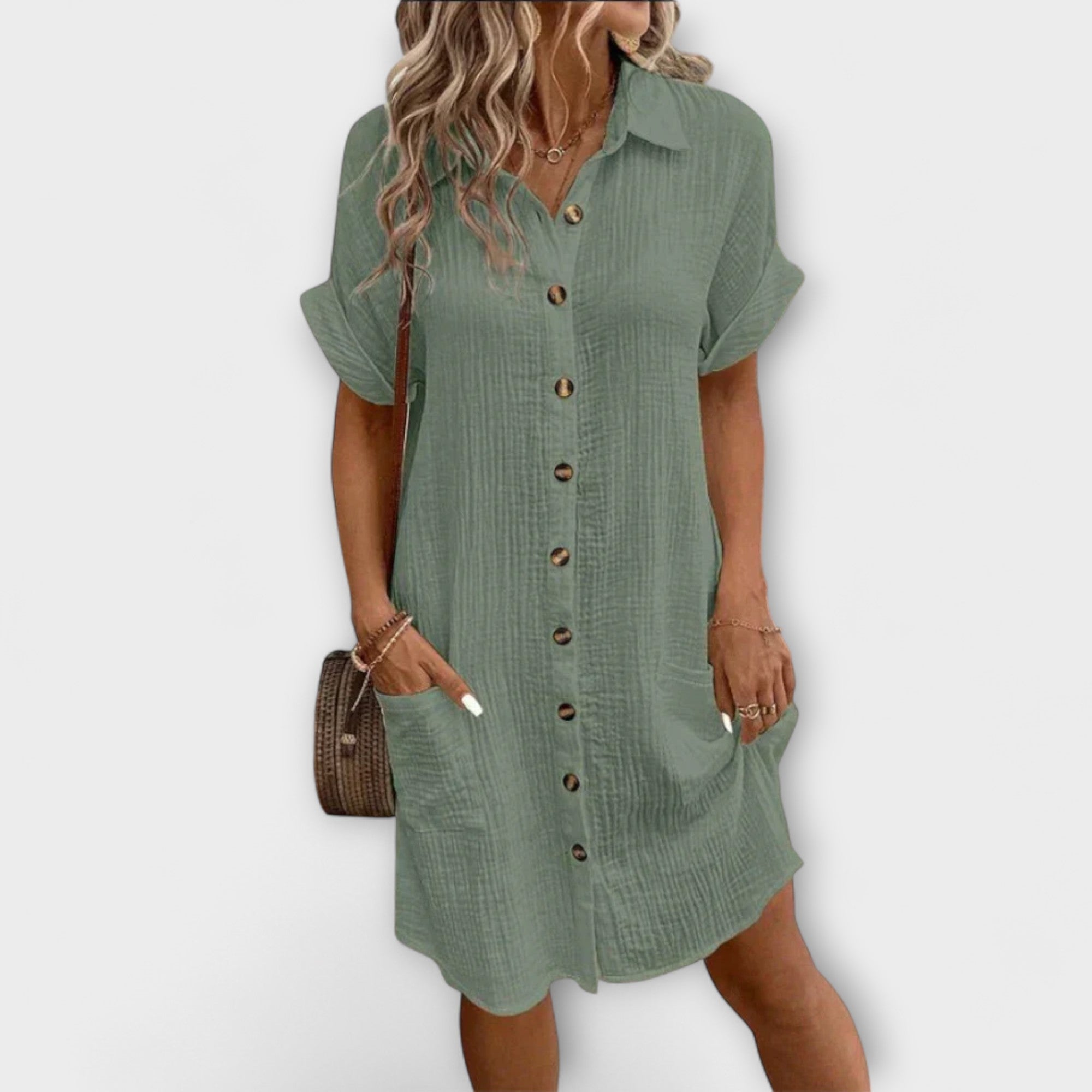 Aria - Vestidos clásicos casuales tipo polo