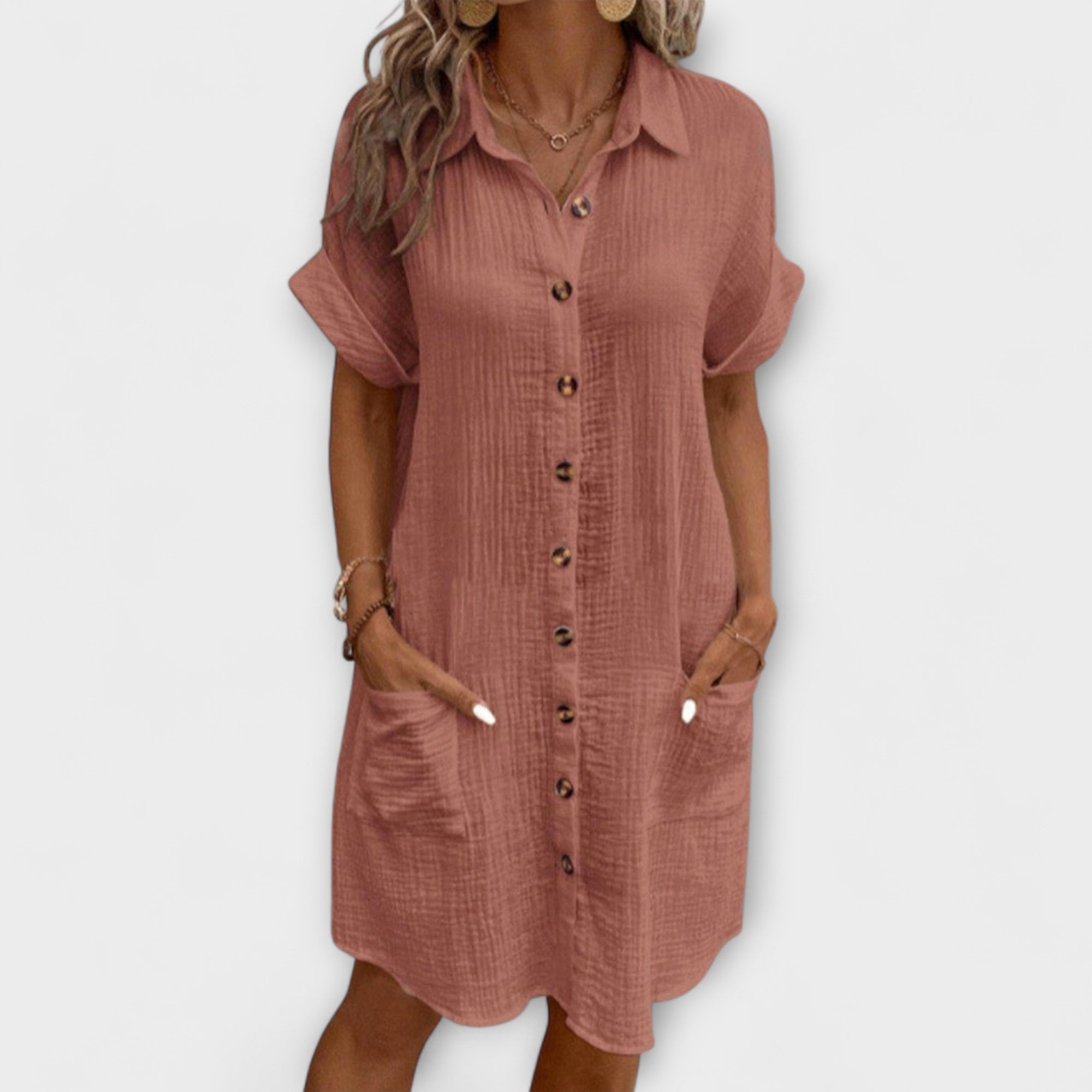 Aria - Vestidos clásicos casuales tipo polo