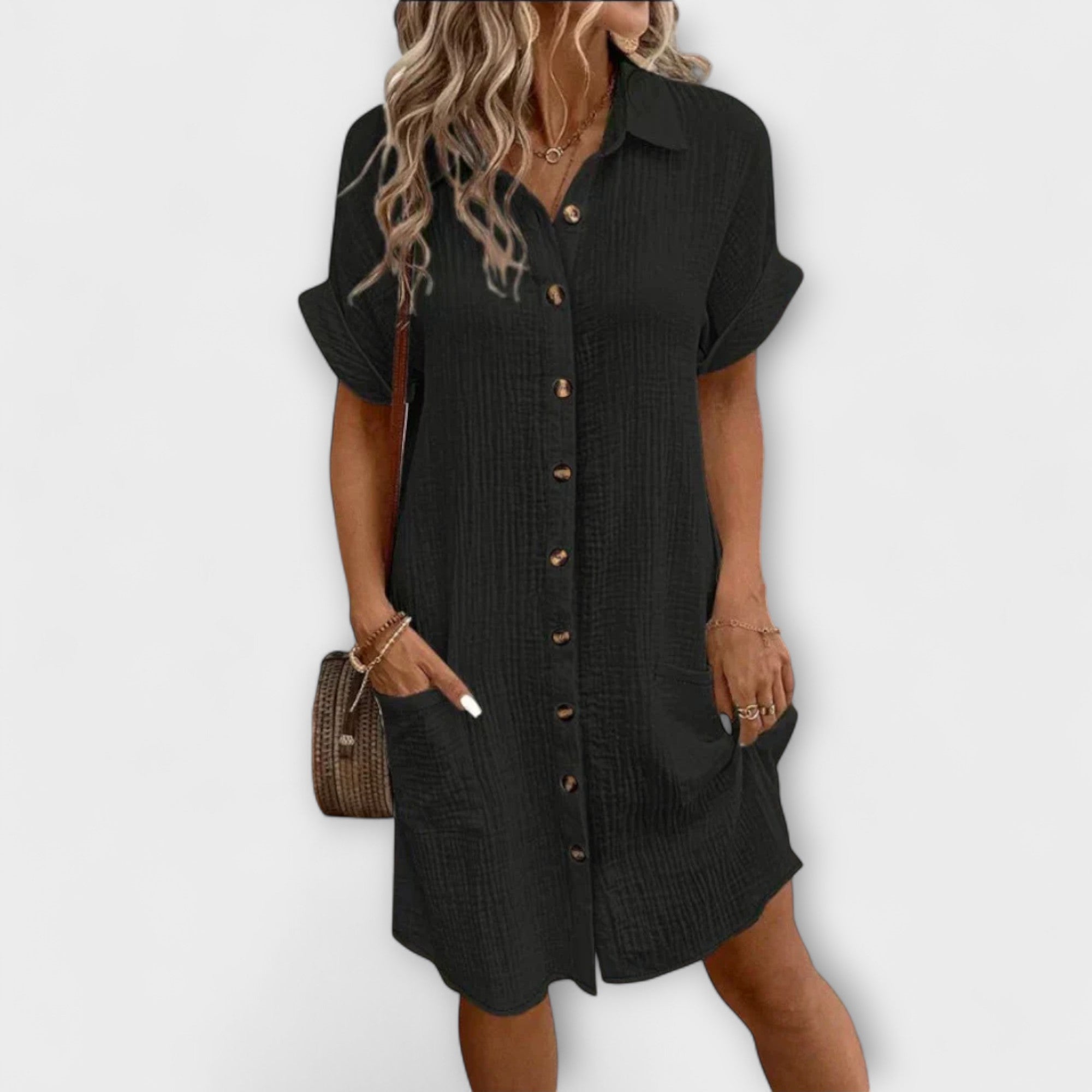 Aria - Vestidos clásicos casuales tipo polo