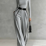 Vera™ | Conjunto elegante con detalle de contraste