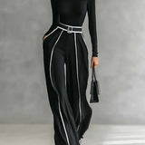 Vera™ | Conjunto elegante con detalle de contraste