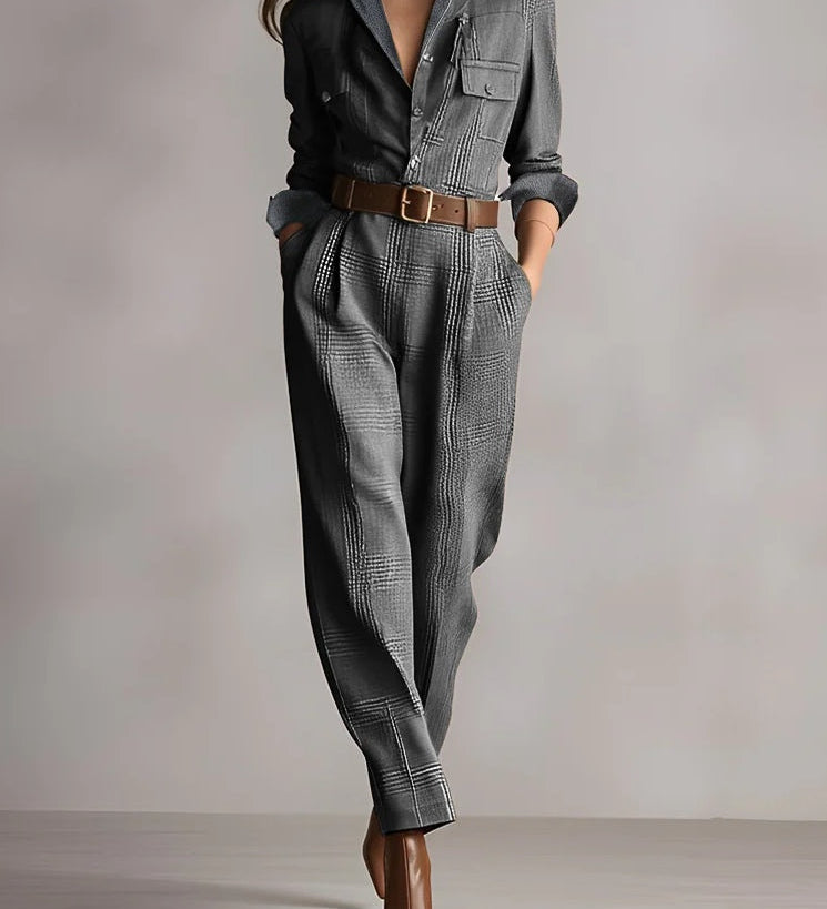 Anna™ | mono elegante a cuadros