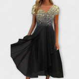 Lara - Vestidos de noche de chifón para mujer