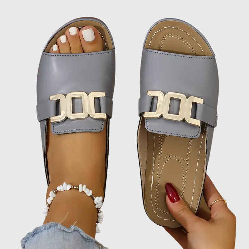 Kathryn - Sandalias de hebilla cómodas