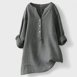 Freja - Camisa cómoda con botones