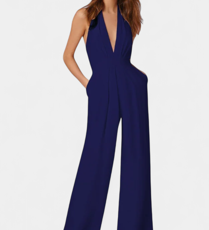 Lila Mono de Pierna Ancha con Elegancia Ligera