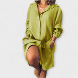 Blusa de lino para uso diario
