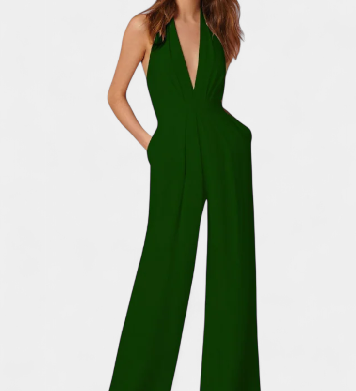 Lila Mono de Pierna Ancha con Elegancia Ligera