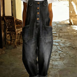 Juul | Mono de denim con tirantes ajustables