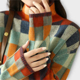 Erika – suéter con patrón patchwork
