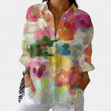 Nika – Blusa de verano con un estampado vibrante