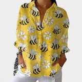 Nika – Blusa de verano con estampado vibrante