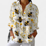 Nika – Blusa de verano con estampado vibrante
